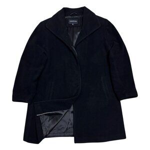 LONDON FOG Wool & Cashmere Business Casual Winter Long Trench Pea Coat Womens 10